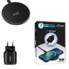Imagine Incarcator Wireless Fast Charge EFOX, Aluminum Ultra Slim 15W, Black , +Incarcator FAST Chargers 18w /3.0
