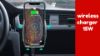Imagine Set Incarcator Masina Automatic Sensor, Fast Wireless Chargers, 15W, + Fast Auto Usb 12v/3.5A