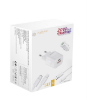 Imagine Set 4 buc, 1 incarcator 20W PD Type-C, USB QC, 1 Adaptor auto 20W PD Type-C, USB QC, pentru iPhone 14, 13, 12,11, XsMax, 1 lighting usb-A, 1 cablu date lighting usb-C, 1M