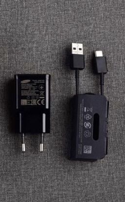 Imagine Original Wall Charger  Galaxy Fast Charge  S10+ ,USB TYP-C 9V/2A S10/S8+/S9/S9+  ,NEGRU,10+1 GRATIS/BULK